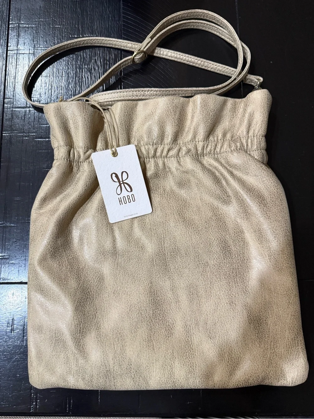 NWT HOBO Prose Leather Crossbody in Brushed Gold
